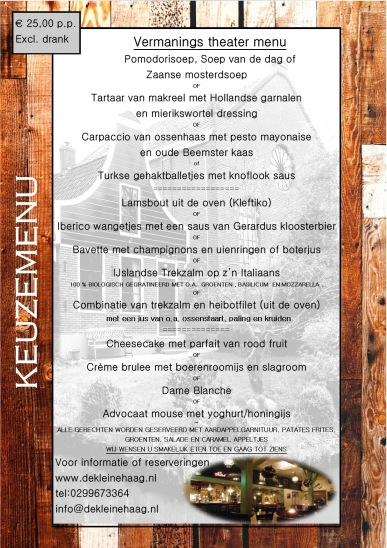 vermanings theatermenu 2017